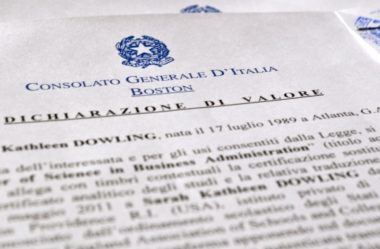 Universidade na Italia | A dichiarazione di valore