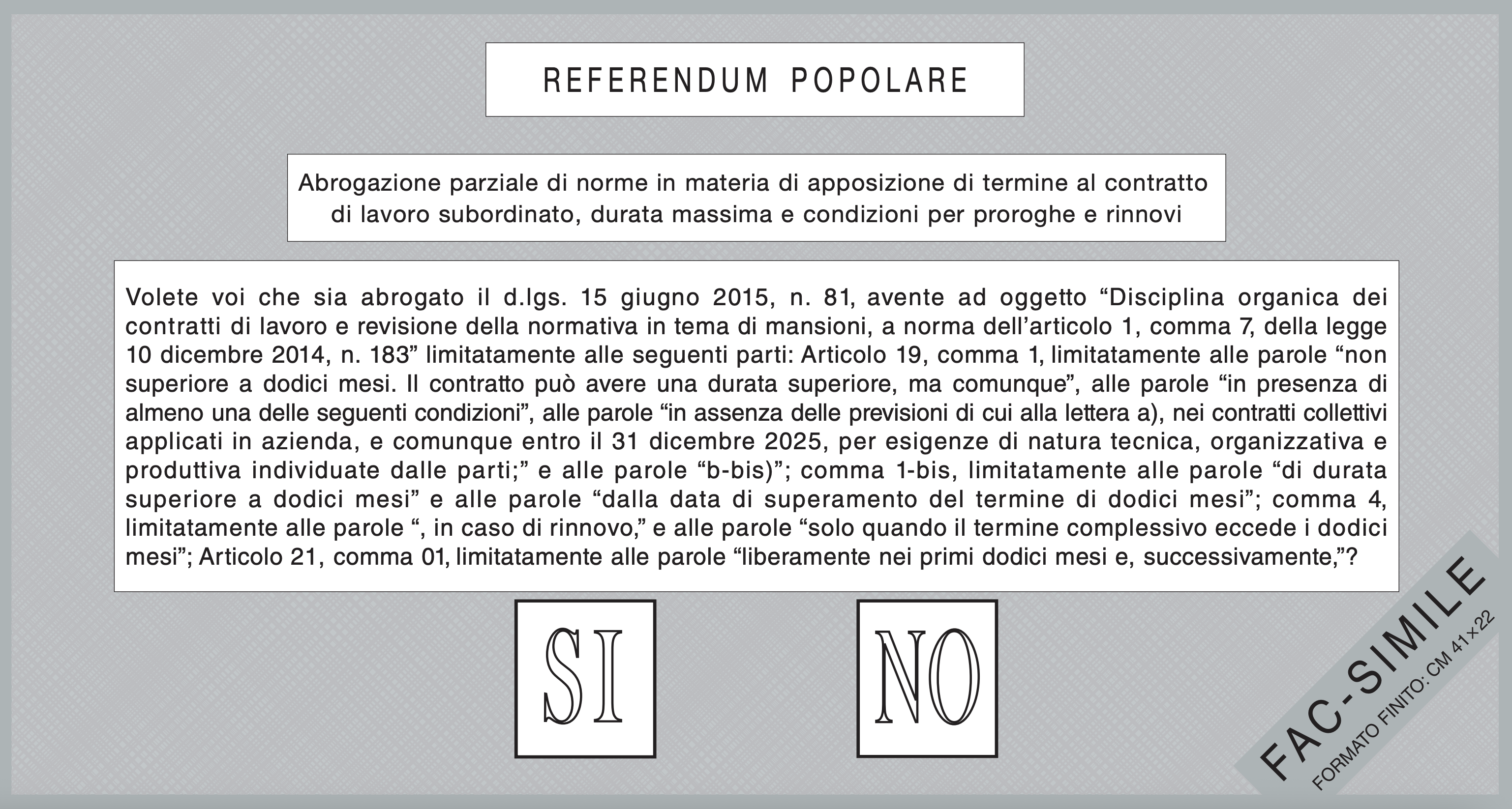 Como Votar no referendum Italiano