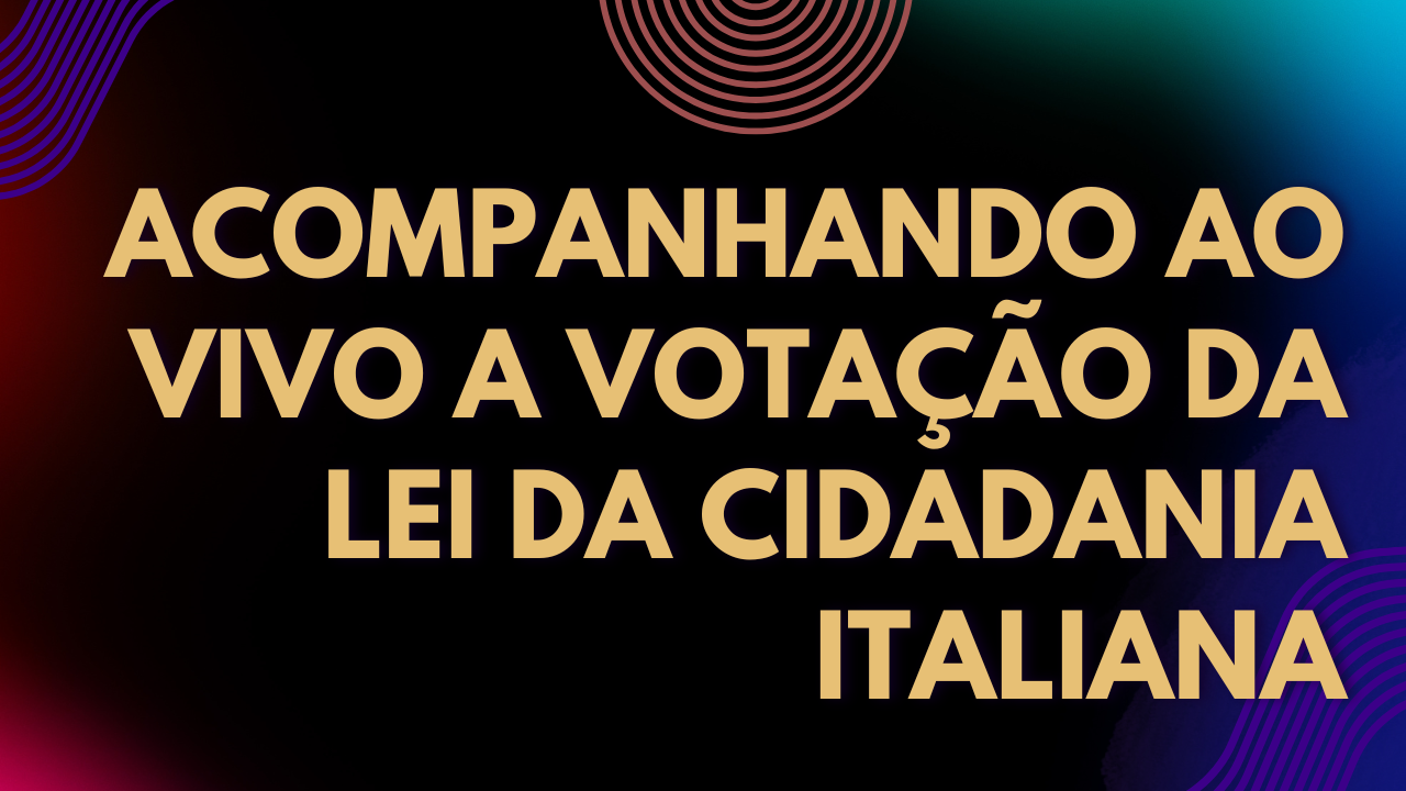 as Mudanças Nas Regras da Cidadania Italiana Ao Vivo